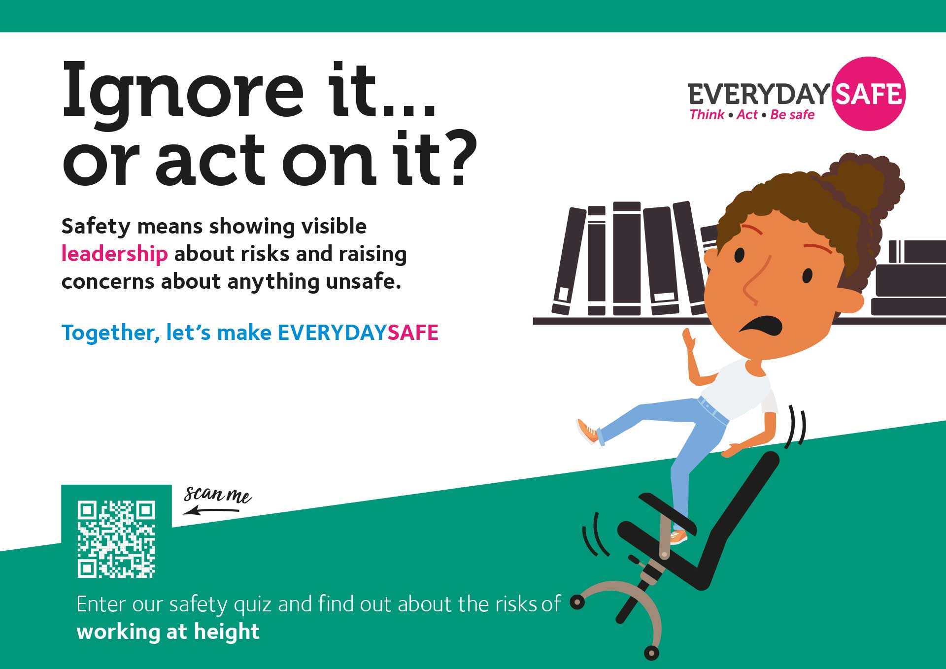 EveryDaySafe poster highlighting the value of leadership